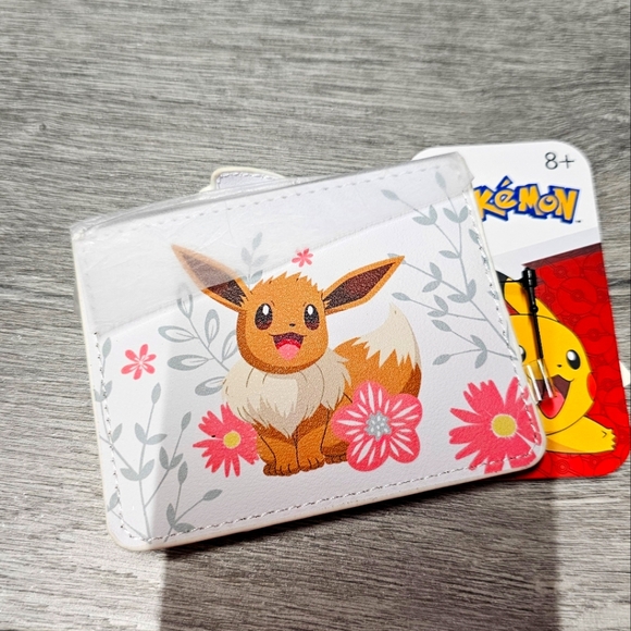 Loungefly Pokémon Eevee Spring Flowers Cardholder Wallet - Picture 3 of 7